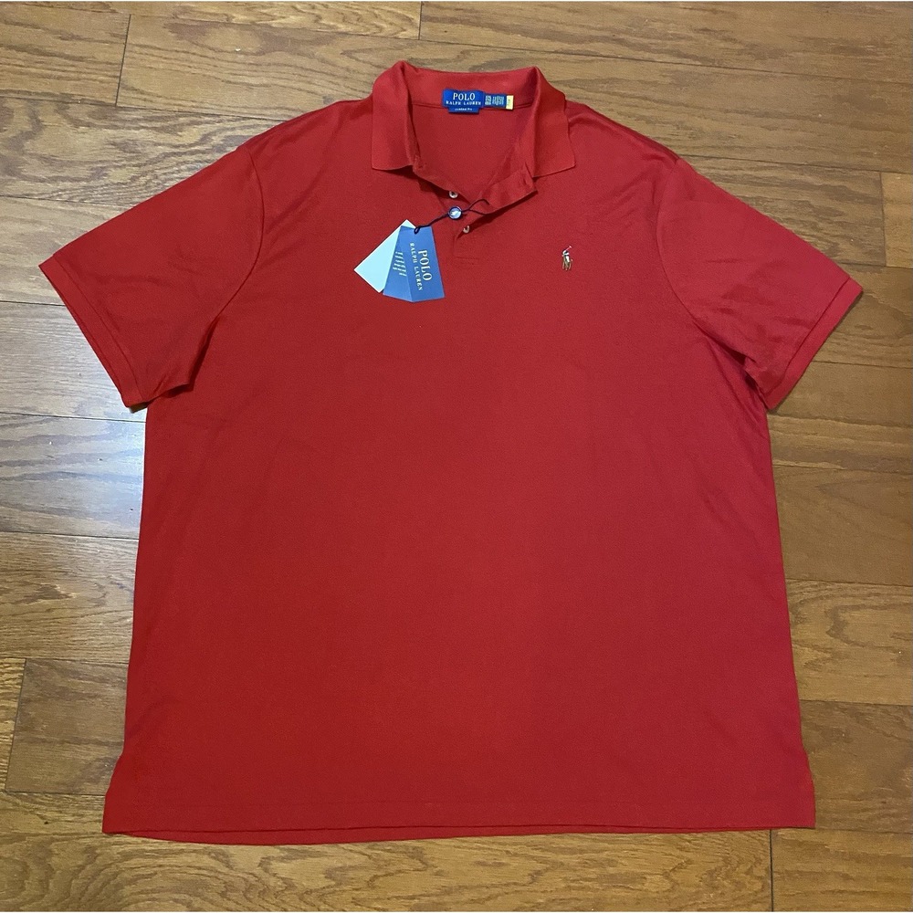 Polo Ralph Lauren Men's Red‎ Classic Fit Polo Pony Shirt XXL 2XL NEW! NWT $118